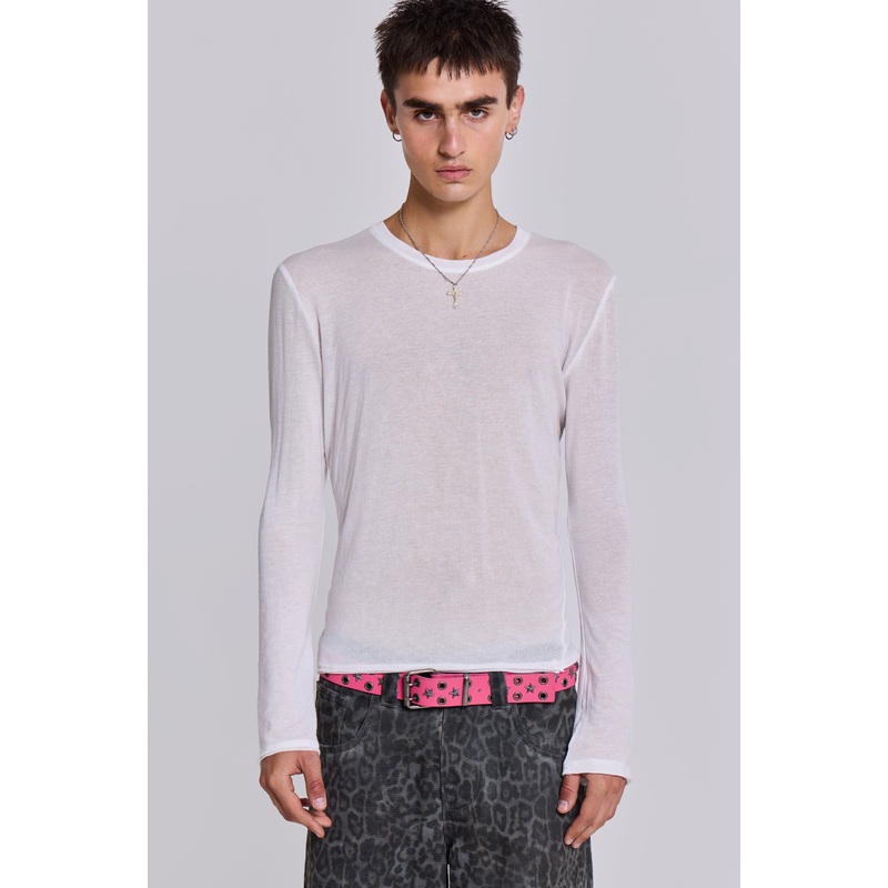 White Mist Long Sleeve Top