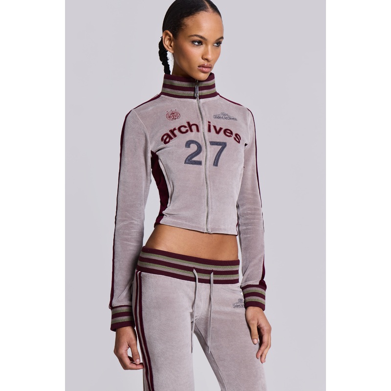 27 Velour Track Top