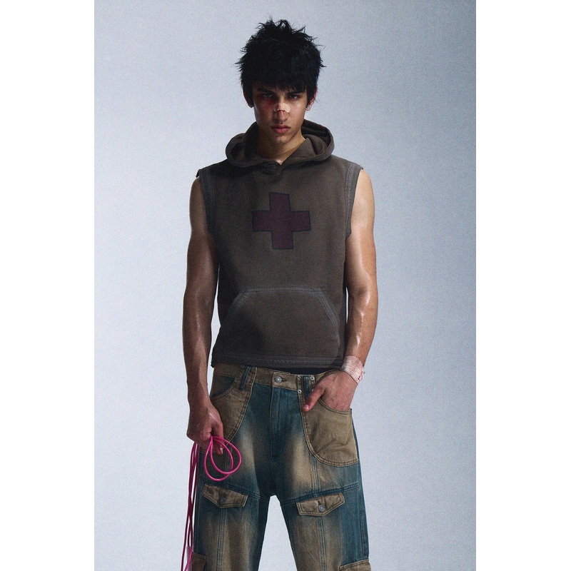 Anti Sleeveless Hoodie