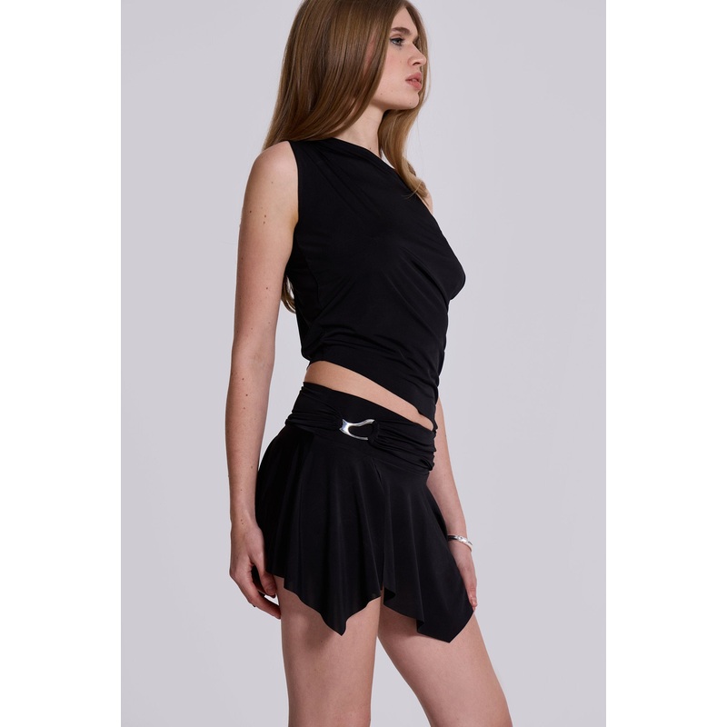 Dare To Drape Mini Skirt