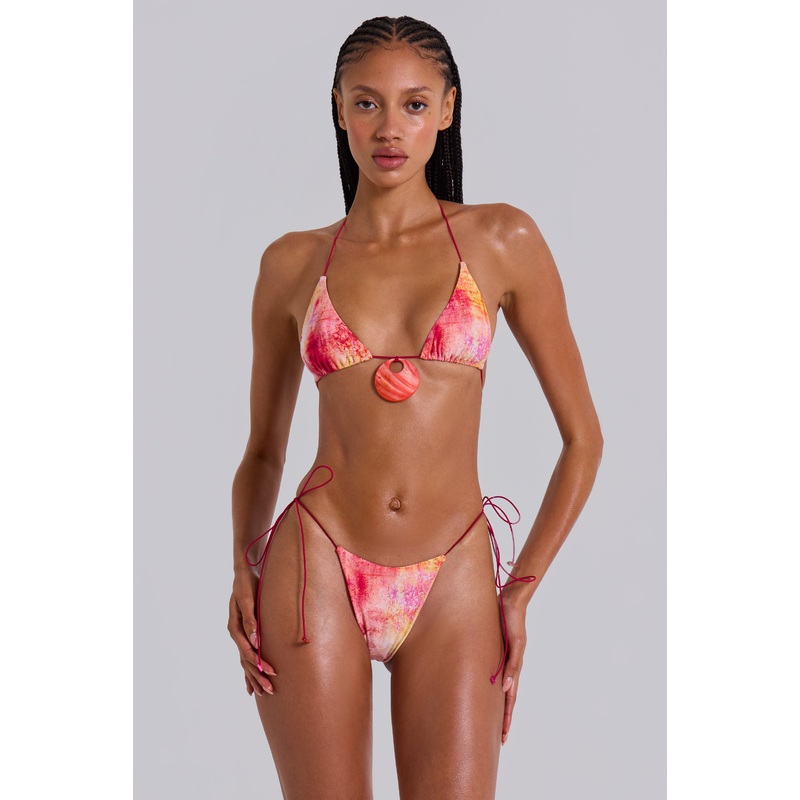 Cantha Micro Bikini Bottoms in Sunset