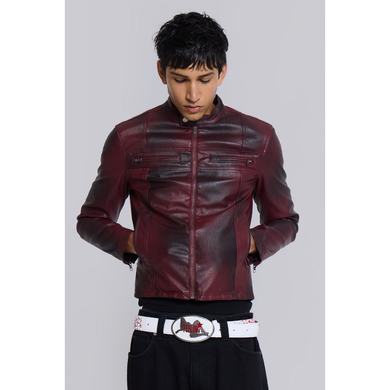 Oxblood Piston Jacket