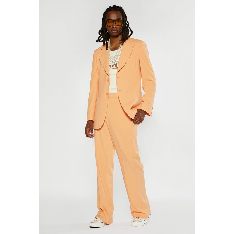 Peach Single Breasted Blazer
