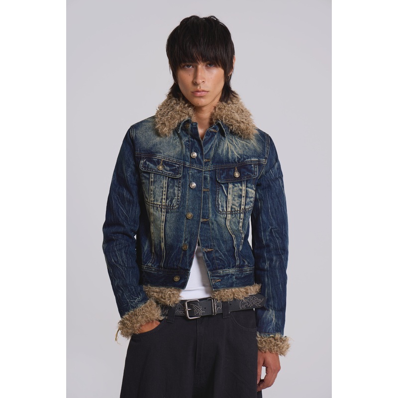 Shaggy Denim Jacket