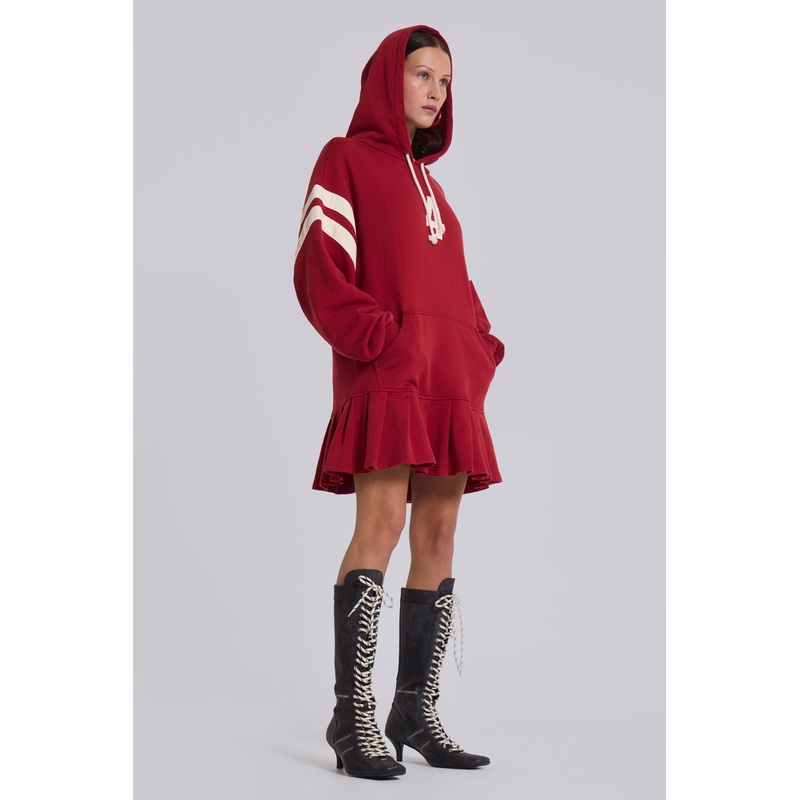4 or Nothing Sweater Dress in Red