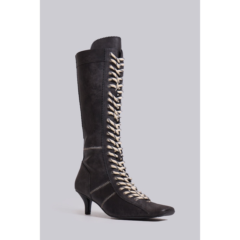 Black Brooke Boxing Boot