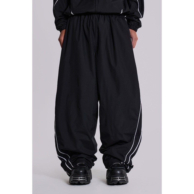 Black Vapor Tracksuit Bottoms