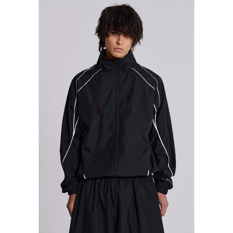 Black Vapor Tracksuit Top