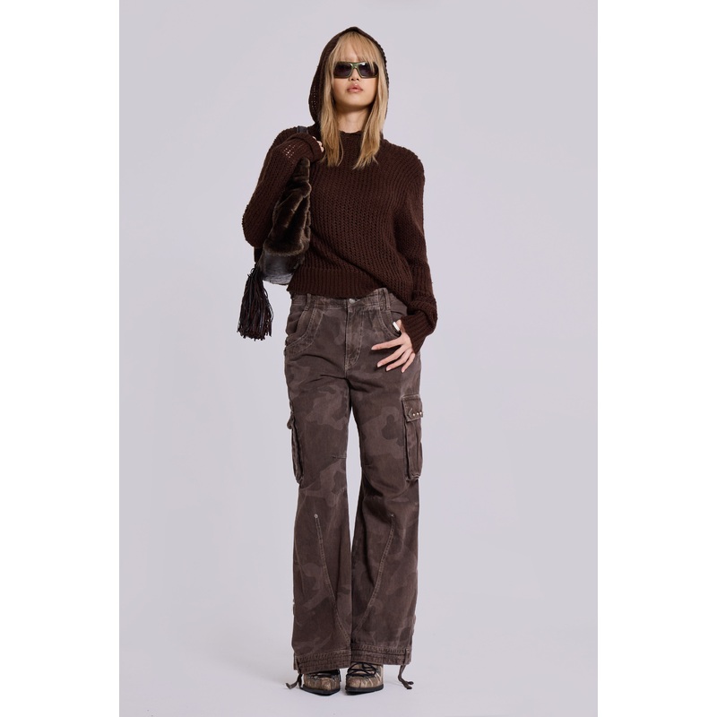 Brown Trooper Camo Cargo Pant