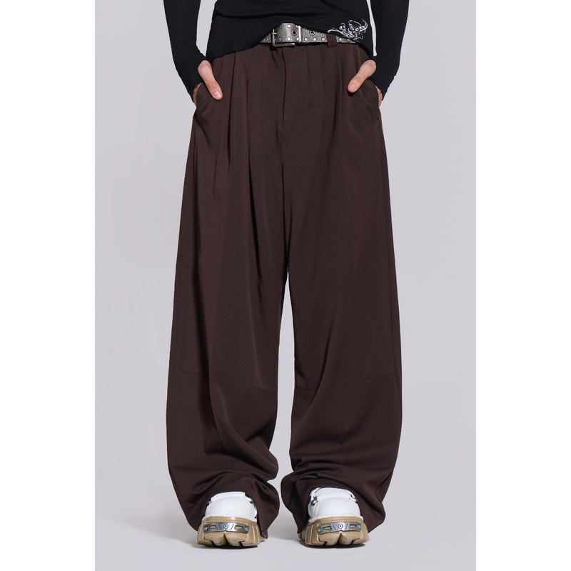 Chocolate Brown Goliath Suit Pants