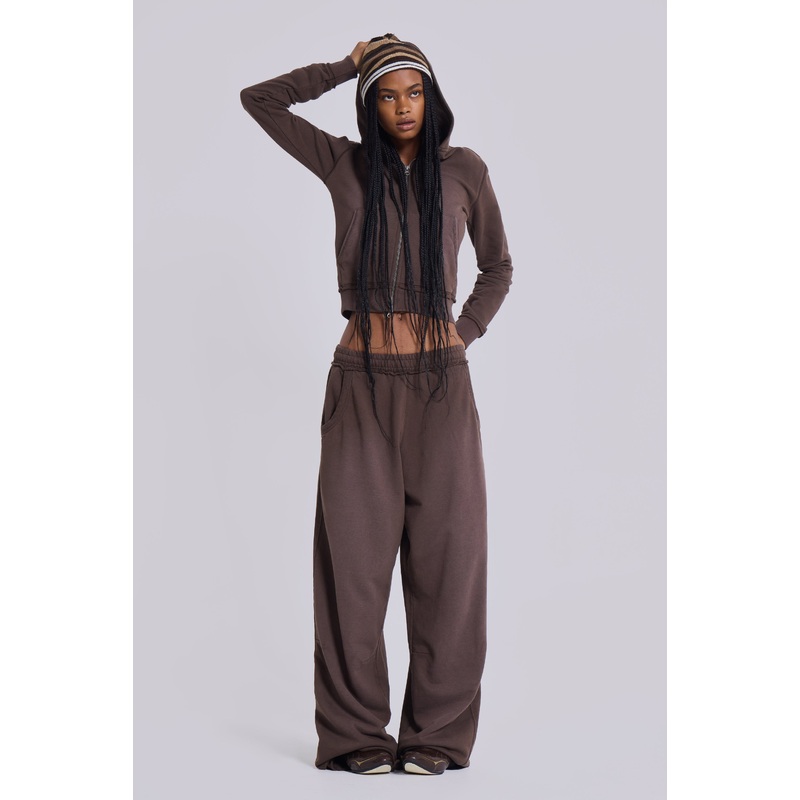 Chocolate Brown Mini Monster Hoodie