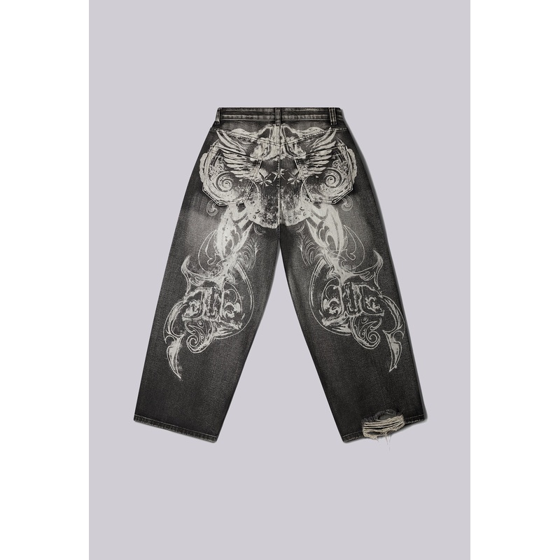 Gothic Print XL Colossus Jeans