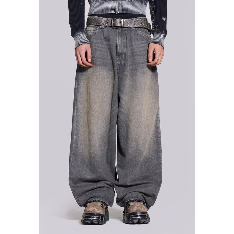 Grey Washed XL Colossus Jeans
