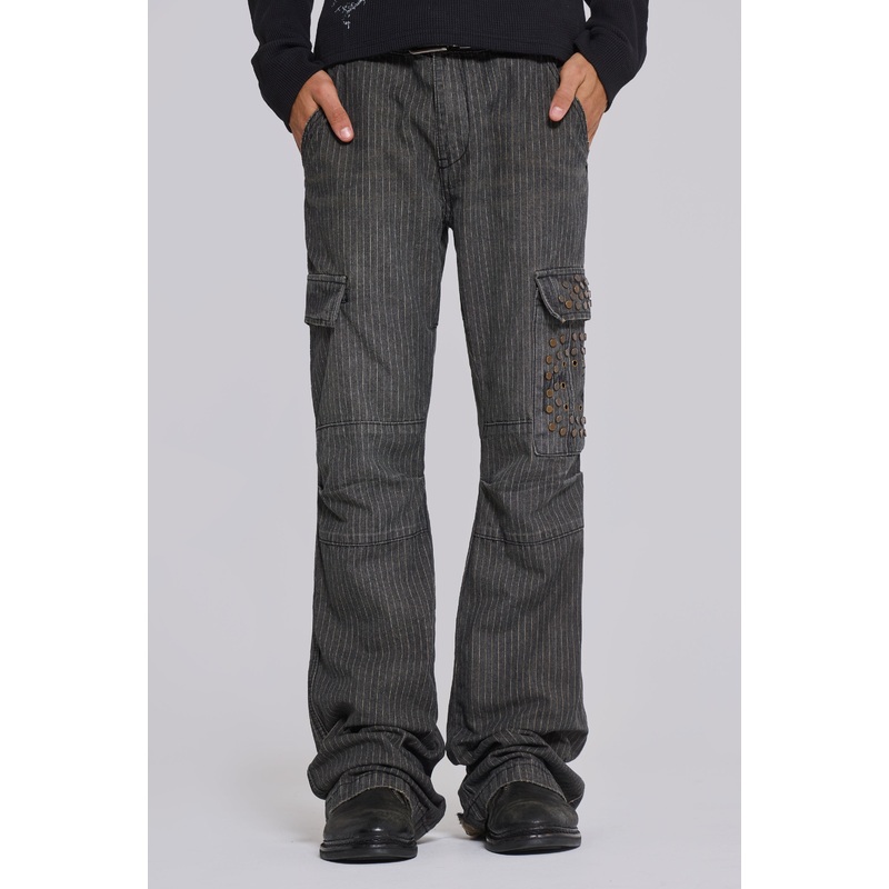 Kita Bootcut Pinstripe Cargo Pants