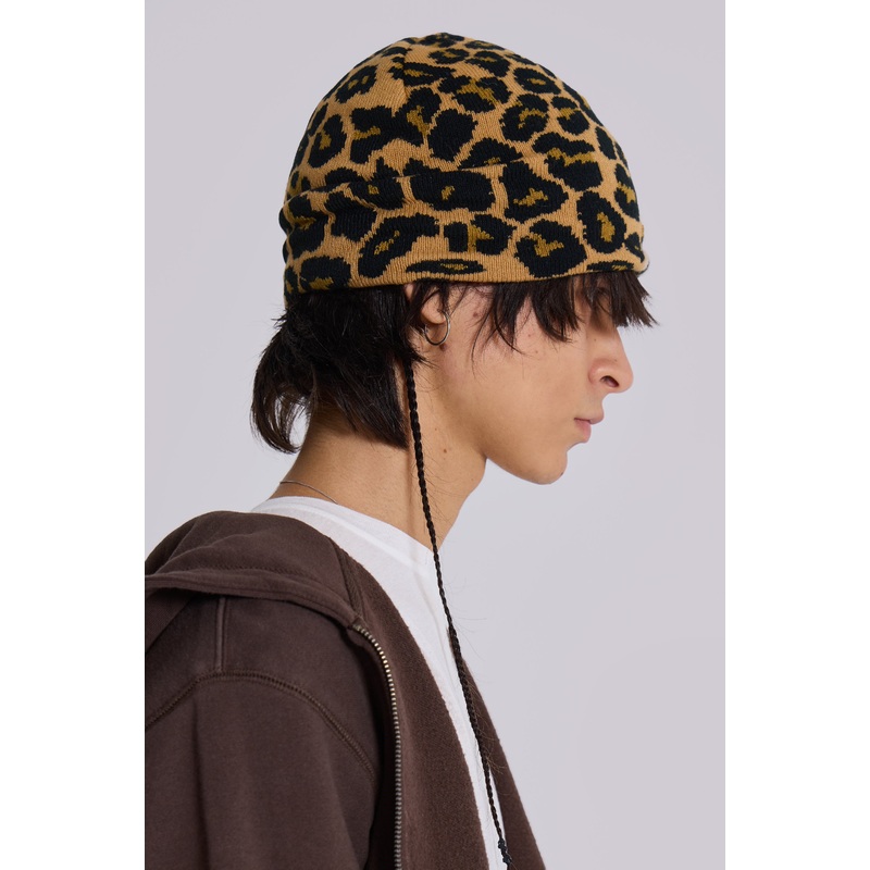 Leopard Beanie