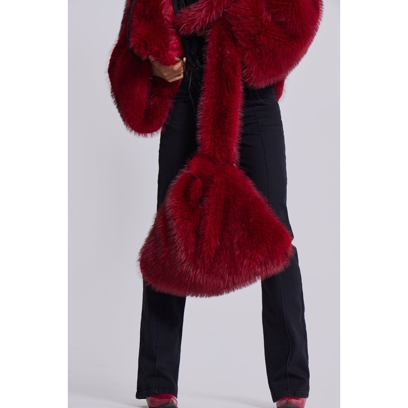 Mara Oversized Faux Fur Bag