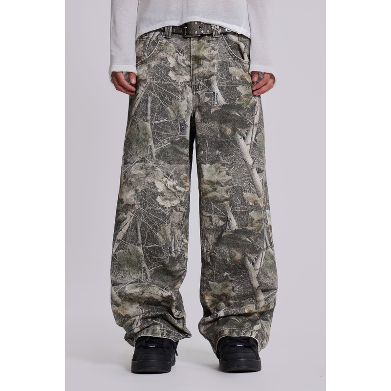 Woodland Camo Colossus Baggy Jeans