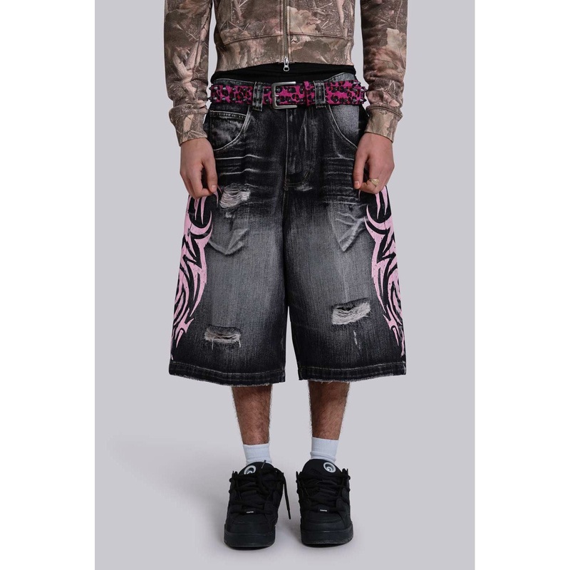 Pink Blade Colossus Jorts