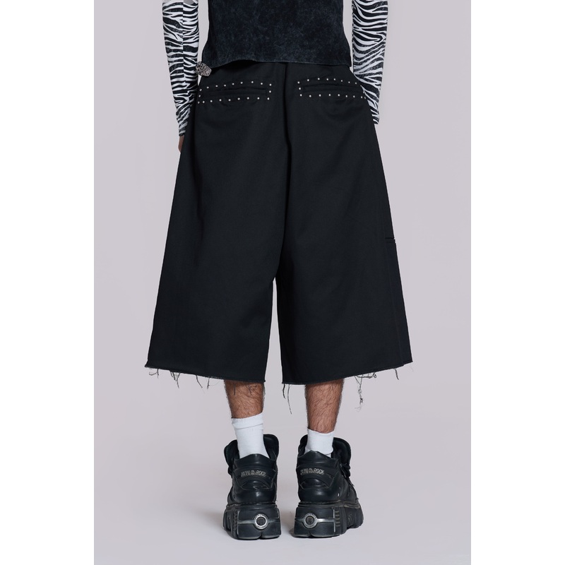 Studded Black XL Goliath Baggy Shorts