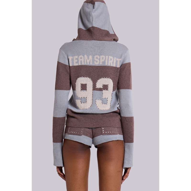Team 93 Studded Knit Top