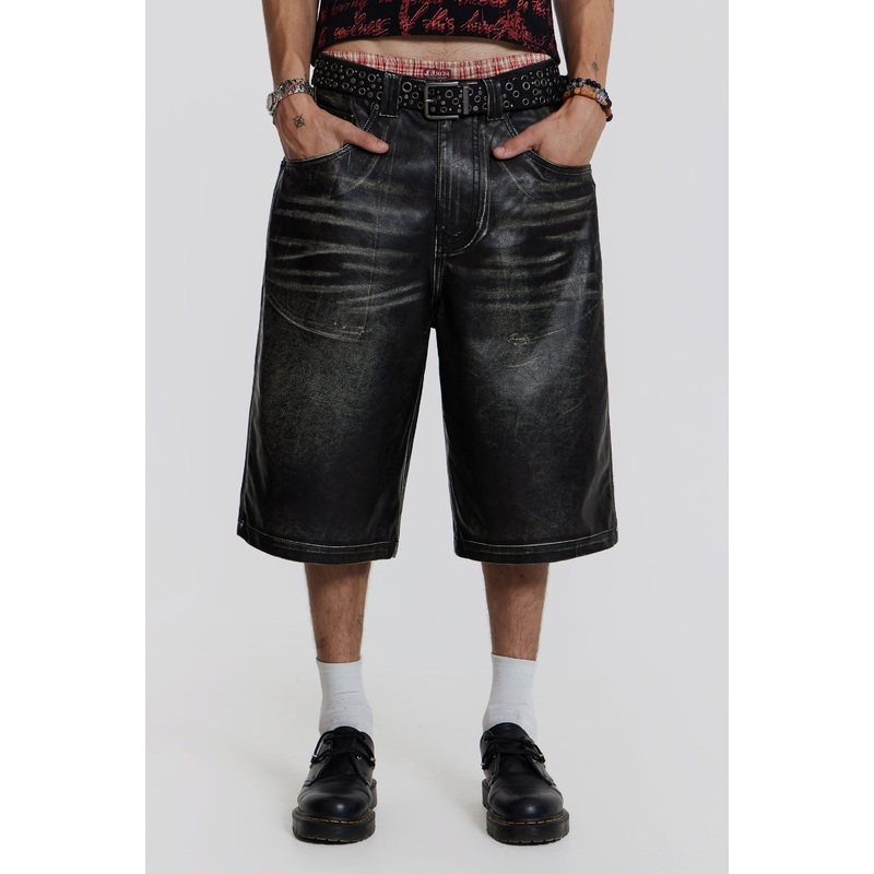 Ash Faux Leather Colossus Shorts
