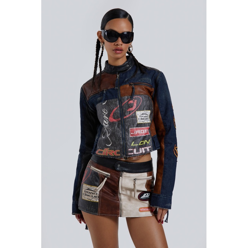 Daytona Zip Off Sleeve Moto Jacket