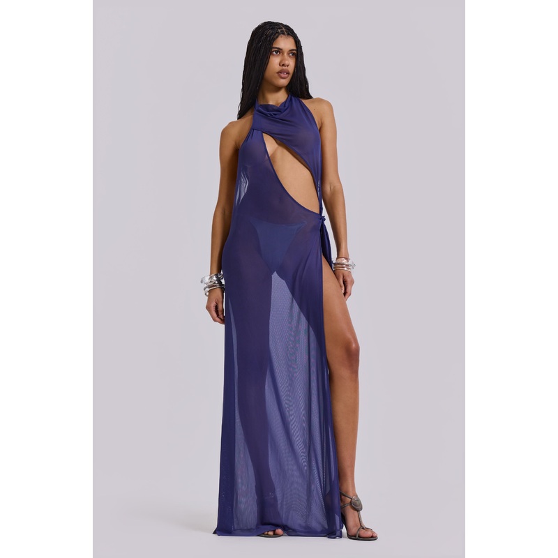 Eclipse Backless Asymmetric Dress