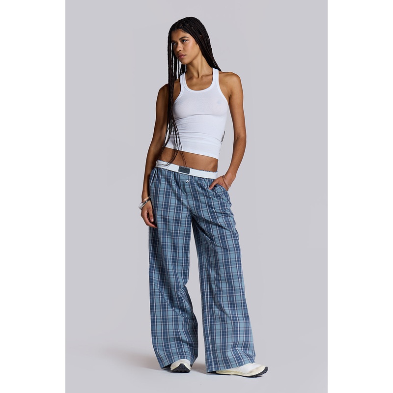 Jamie Check Boxer Trousers