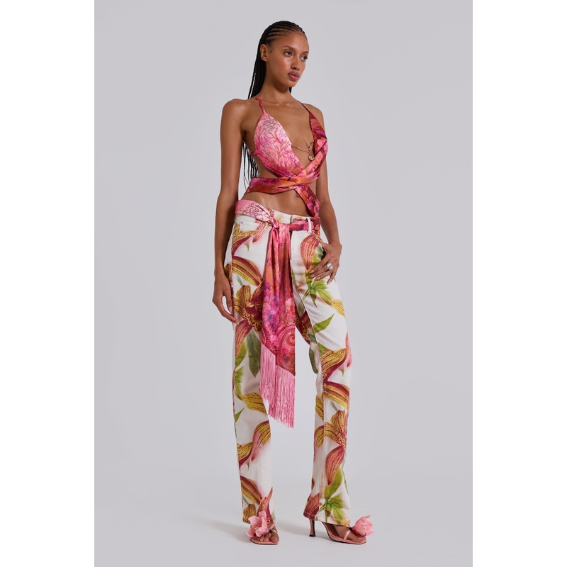 Lily Floral Bootcut Jeans