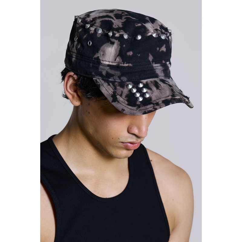 Studded Baker Hat