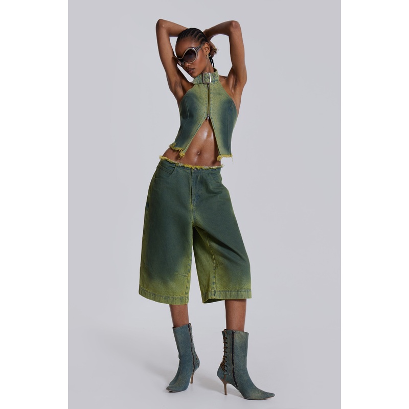 Toxic Denim Top