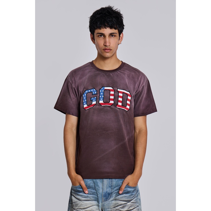 Vintage Wash GOD Tee