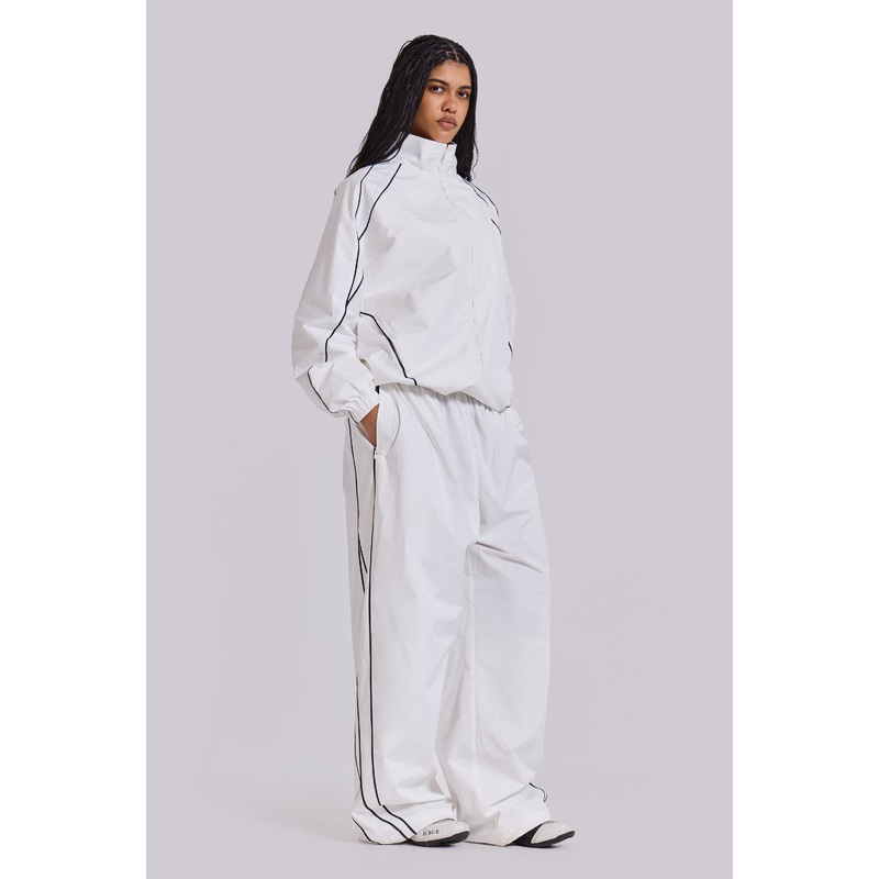 White Vapor Tracksuit Bottoms