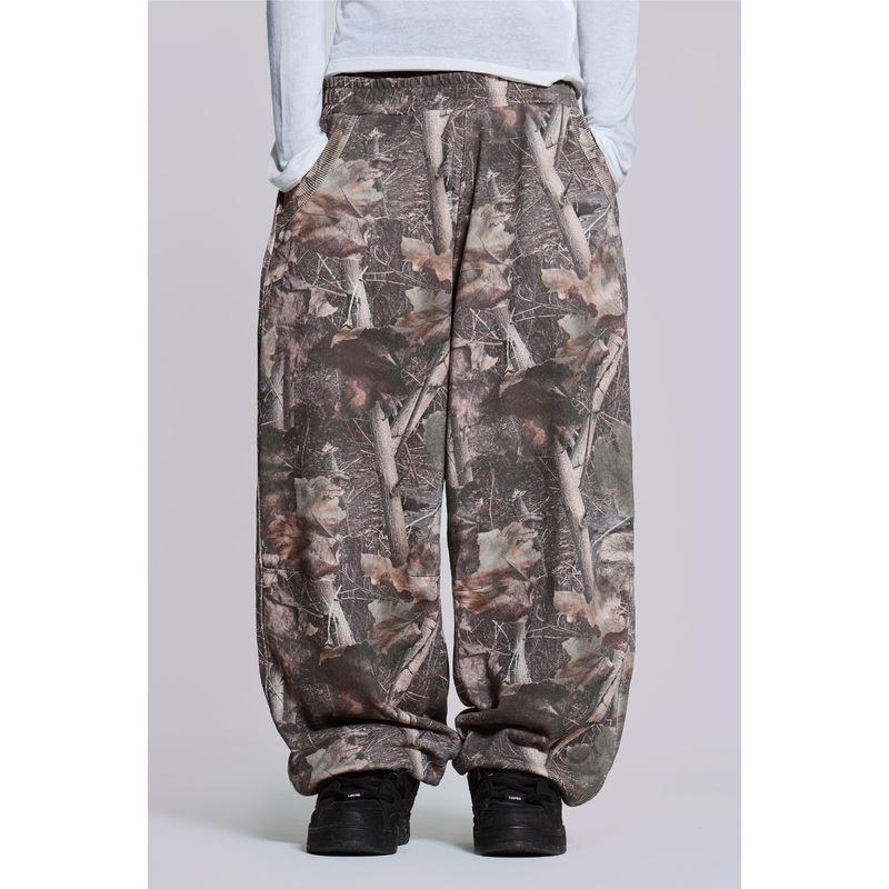 Woodland Camo Baggy Cuffed Monster Joggers