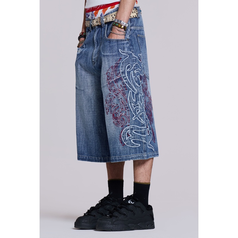 Layered Tribal XL Colossus Jorts