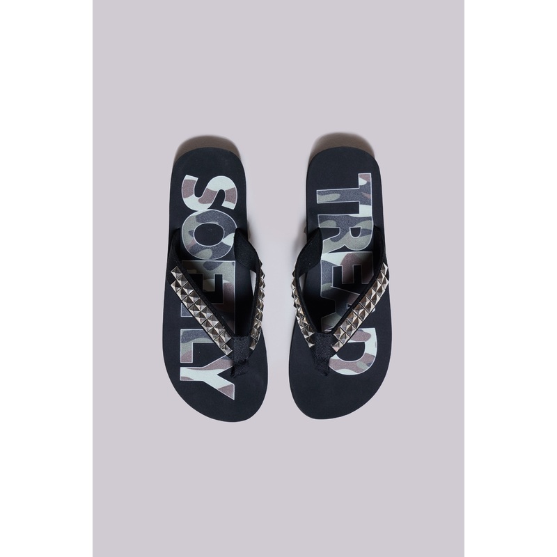 Tread Softly Studded Flip-Flop