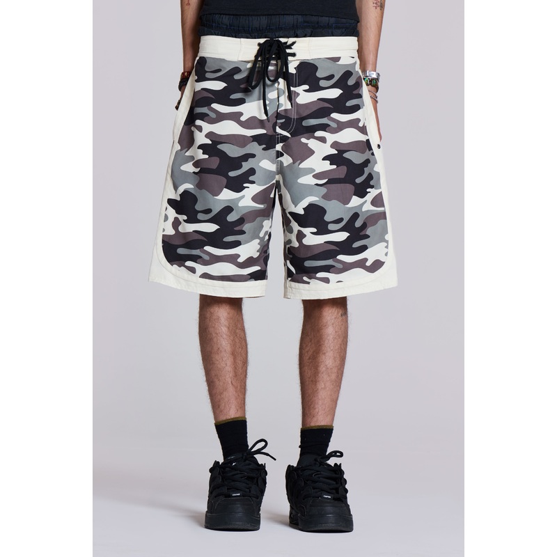 Washed Camo Board Shorts