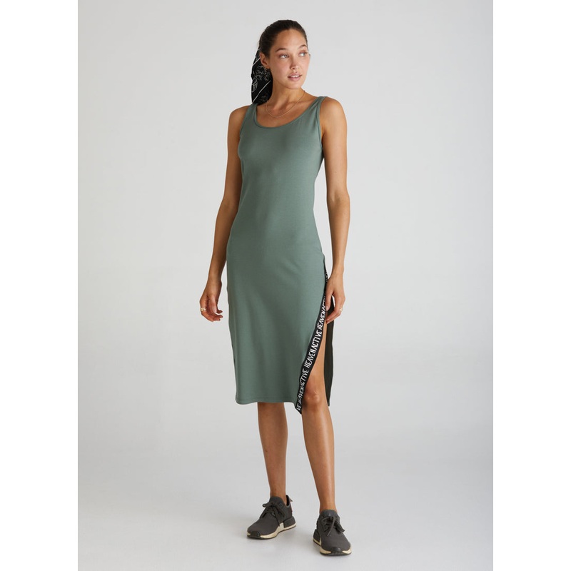 Heaven Active Split Front Maxi dress