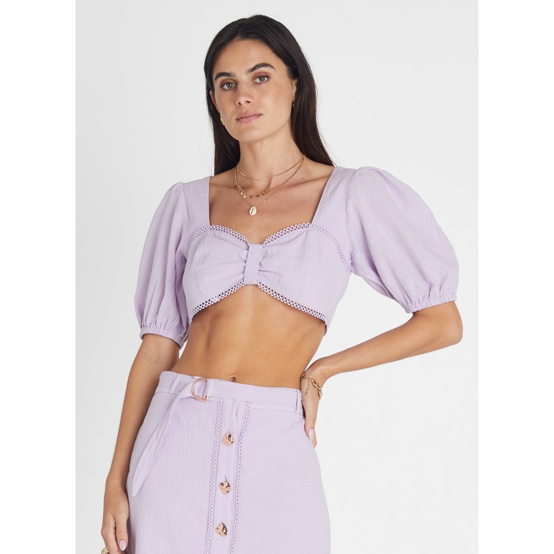 Amethyst Lace Crop (SAMPLE)