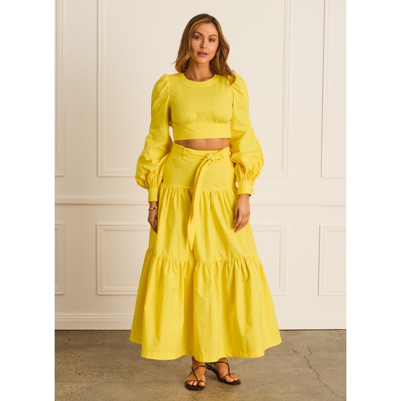 Citron Tia Maxi Skirt