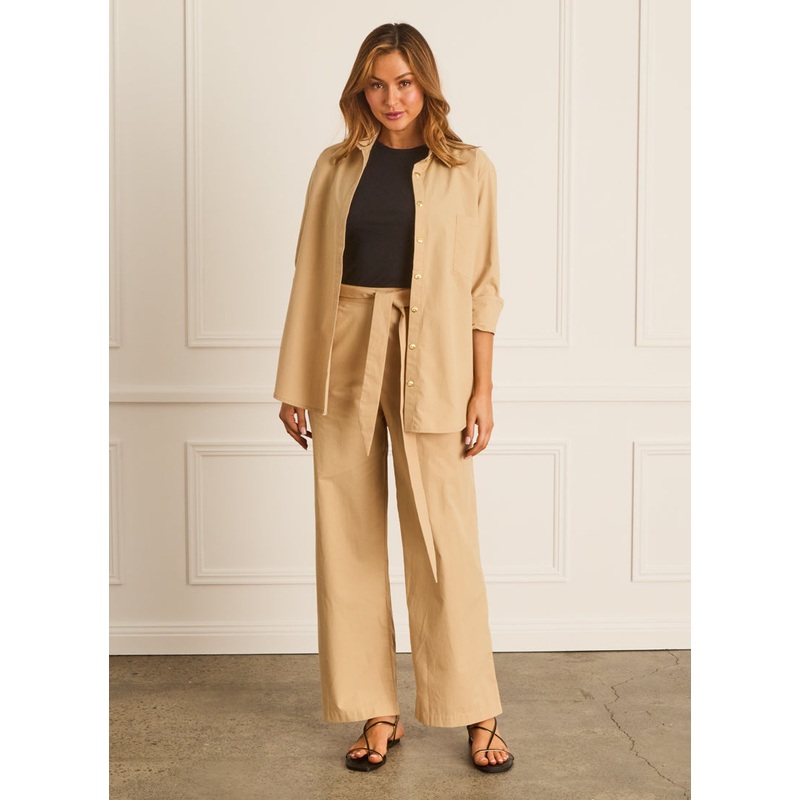 Latte Palazzo Pants