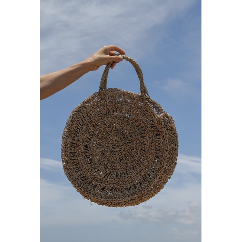 Circle Woven Tote