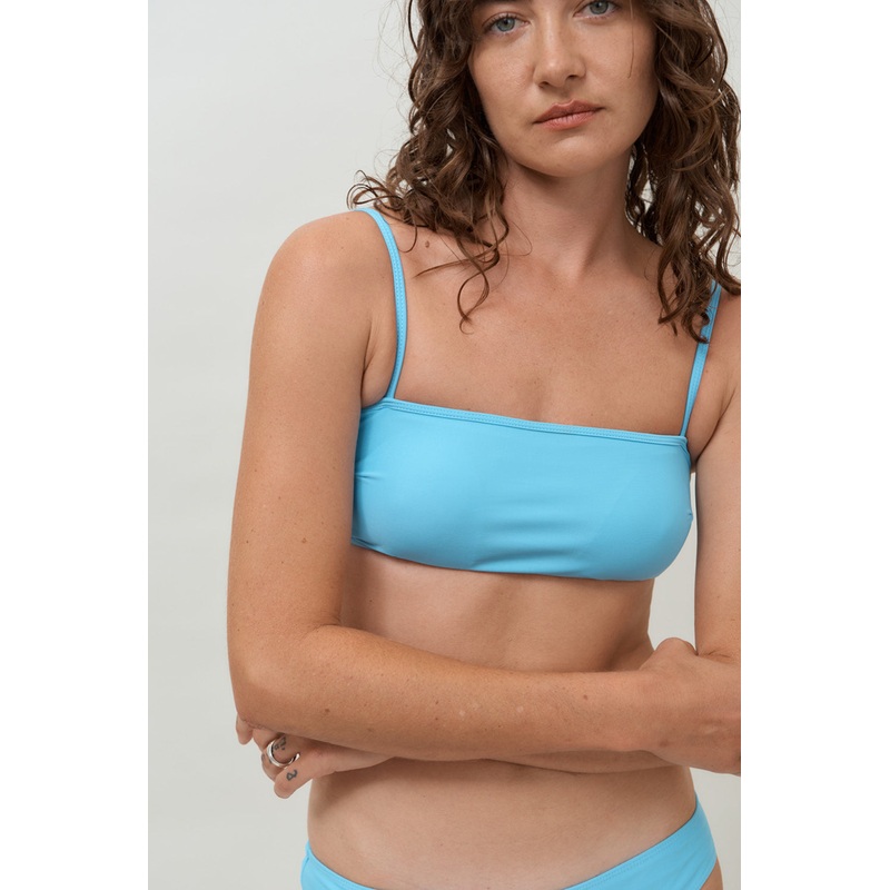 Jardin Bandeau Top | Lake Blue