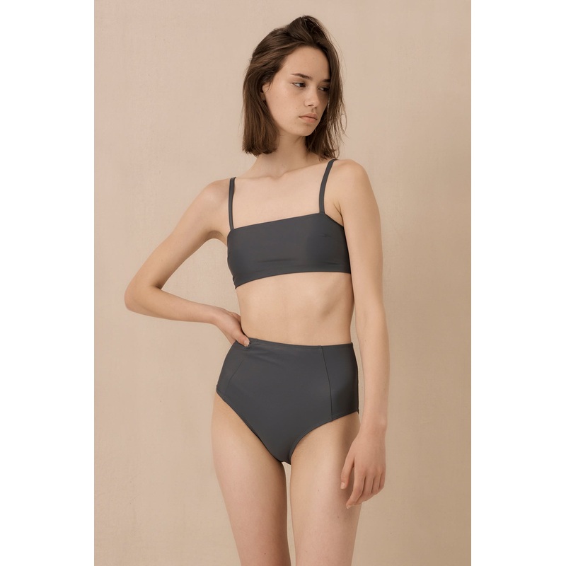 Jardin Bandeau Top | Lava Grey