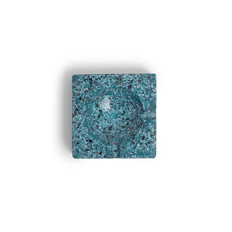Aquamarine Terrazzo Ashtray