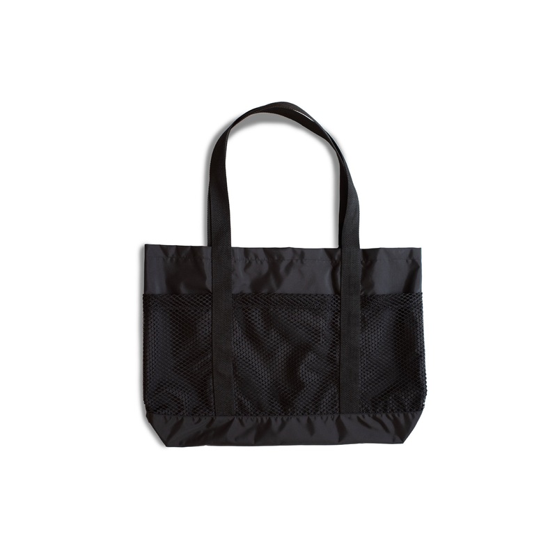 Black Mesh Beach Tote