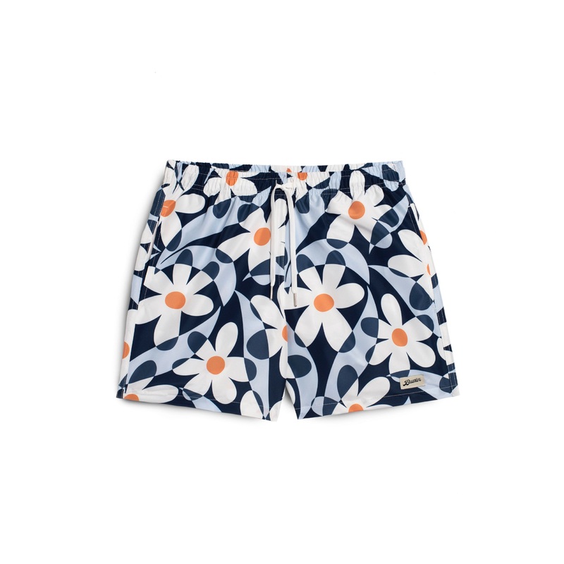 Denim Daisy Trip Swim Trunk