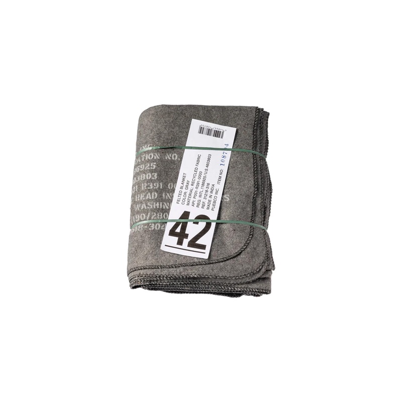 Felted Blanket  Gray