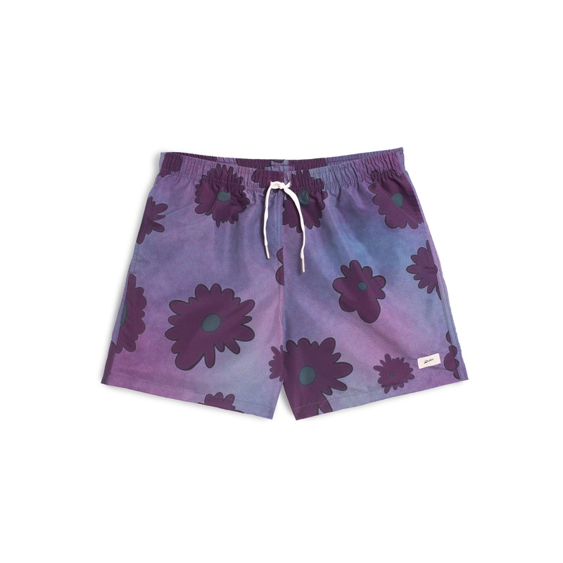 Grape Bloomscape Swim Trunk