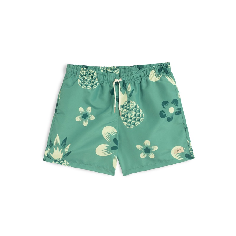 Hemlock Coastal Floral Swim Trunk